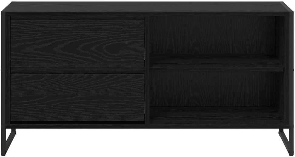 TV staliukas Televizoriaus spintelė 100 x 36 x 49,5 cm Juodas ąžuolas