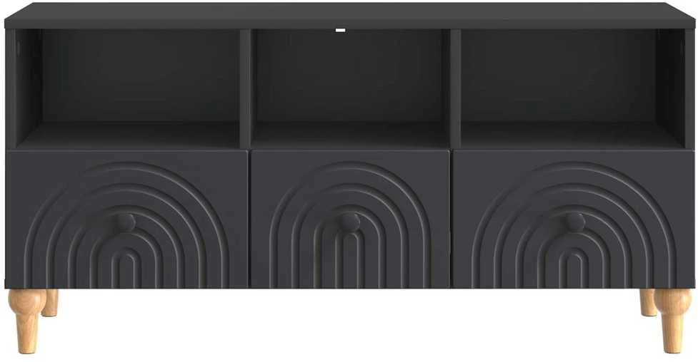 TV staliukas Televizoriaus spintelė 102 x 34,5 x 50 cm Juodas