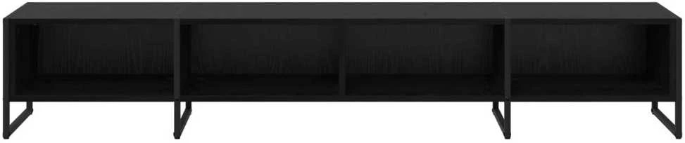 TV staliukas Televizoriaus spintelė 170.5 x 36 x 30.5 cm Juodas ąžuolas