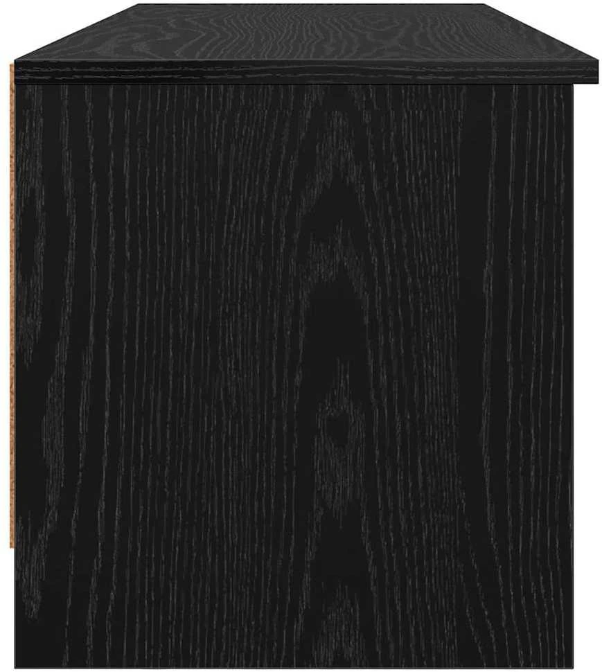 TV staliukas Televizoriaus spintelė 102 x 35 x 36,5 cm Juodas ąžuolas