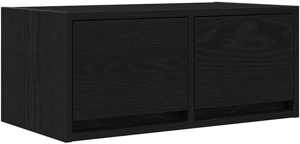 TV staliukas Televizoriaus spintelė, juodas ąžuolas, 60x31x25,5 cm, mediena