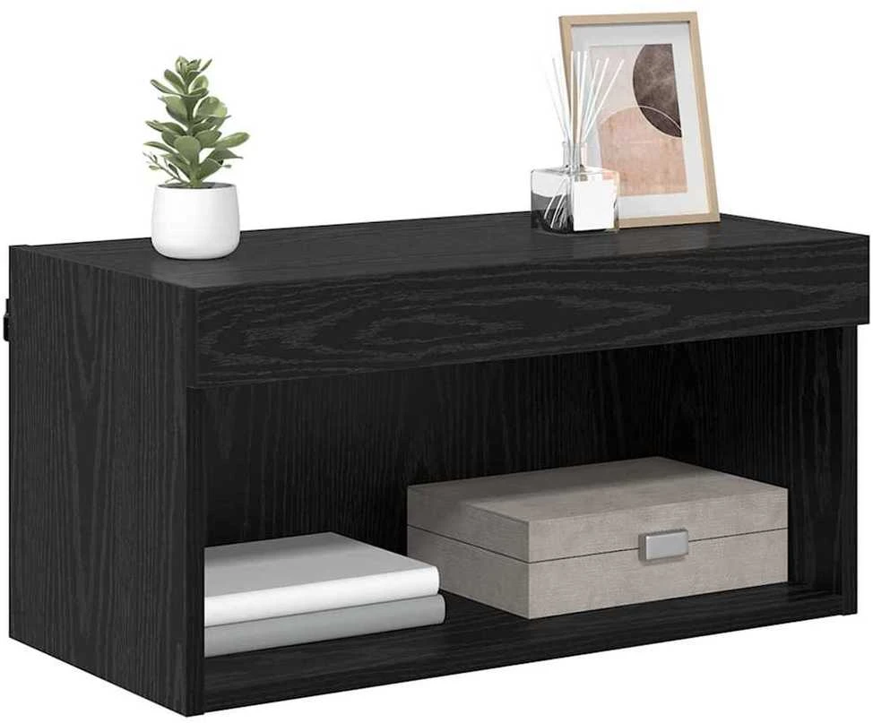 TV staliukas TV spintelių komplektas 60 x 30 x 30 cm Juodas ąžuolas