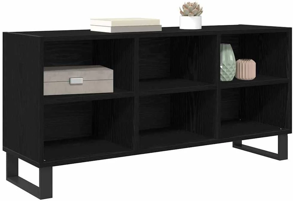 TV staliukas Televizoriaus spintelė 103,5 x 30 x 50 cm Juodas ąžuolas