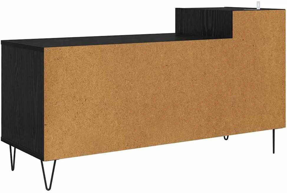TV staliukas Televizoriaus spintelė 100 x 35 x 55 cm Juodas ąžuolas