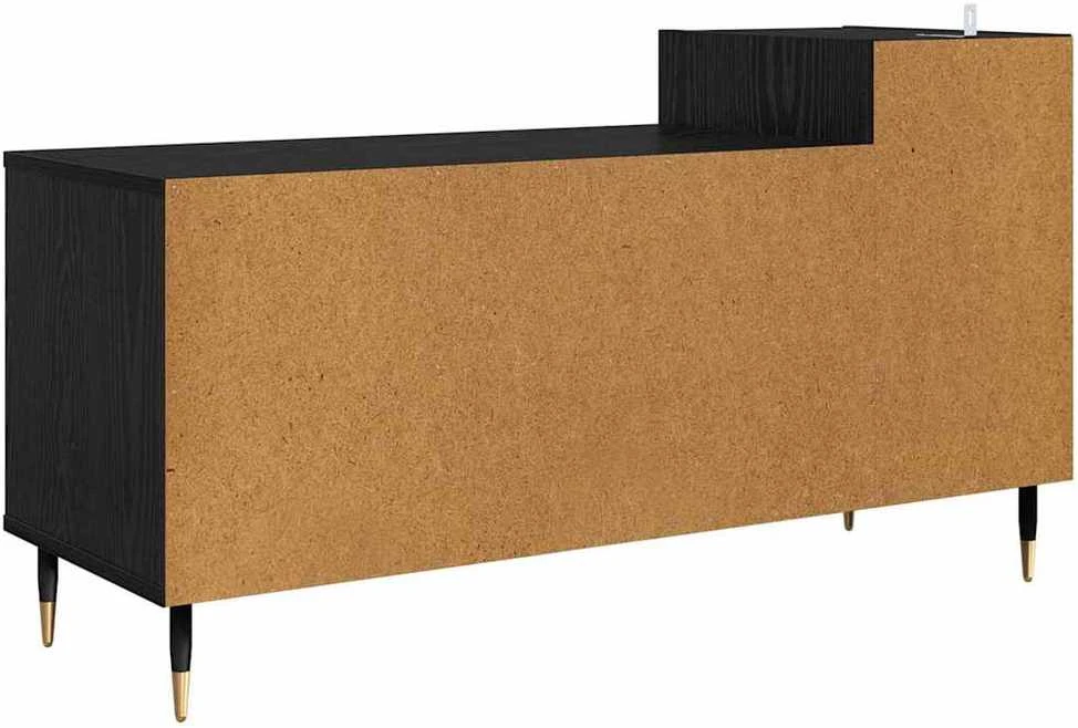 TV staliukas Televizoriaus spintelė 100 x 35 x 55 cm Juodas ąžuolas