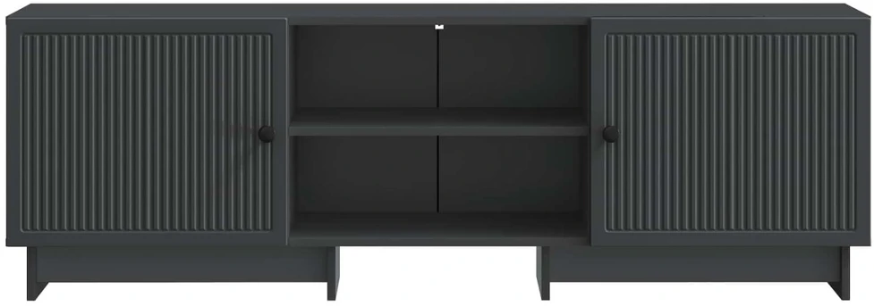 TV staliukas Televizoriaus spintelė 150 x 31 x 50 cm Juoda Dirbtinė mediena