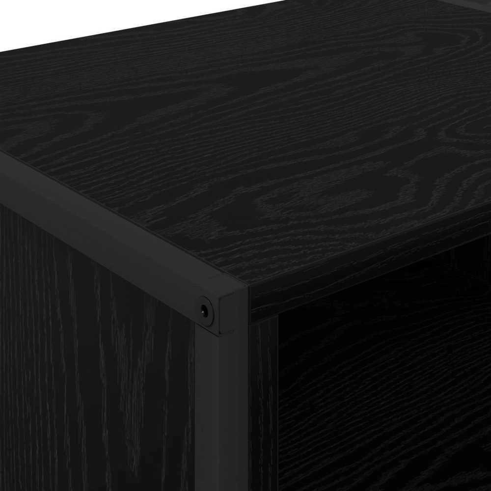 TV staliukas Televizoriaus spintelė 170.5 x 36 x 30.5 cm Juodas ąžuolas