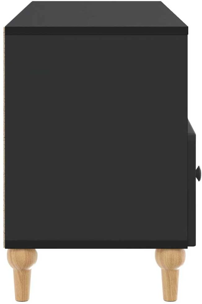 TV staliukas Televizoriaus spintelė 102 x 34,5 x 50 cm Juodas