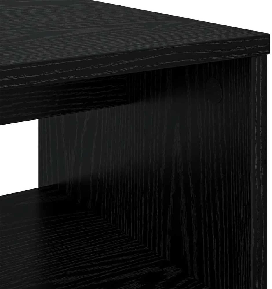 TV staliukas Televizoriaus spintelė 60 x 35 x 40 cm Juodas ąžuolas