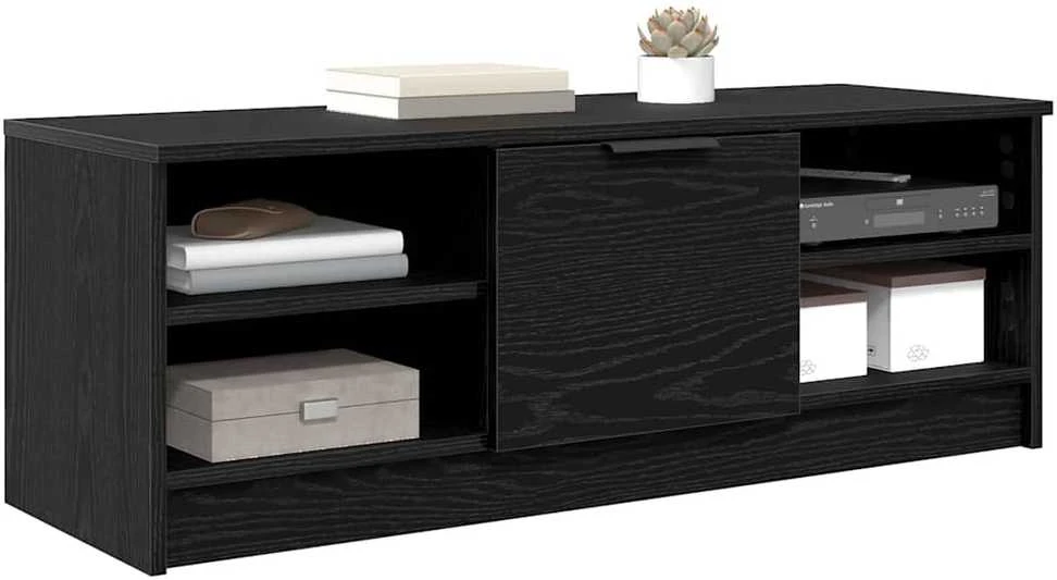 TV staliukas Televizoriaus spintelė 102 x 35 x 36,5 cm Juodas ąžuolas