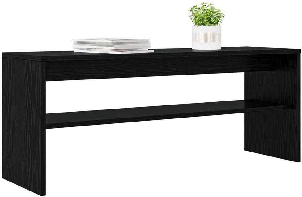 TV staliukas Televizoriaus spintelė 100 x 30 x 40 cm Juodas ąžuolas