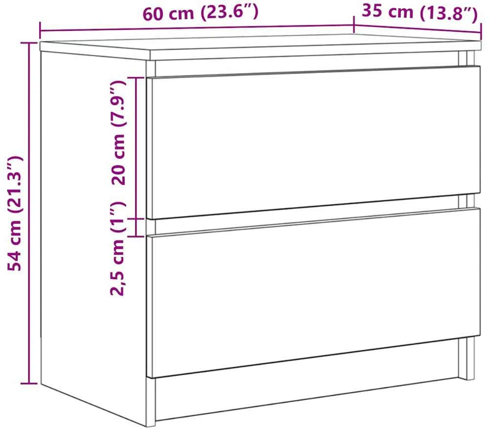 TV staliukas Televizoriaus spintelė, juodos spalvos, 60x35x54 cm, mediena