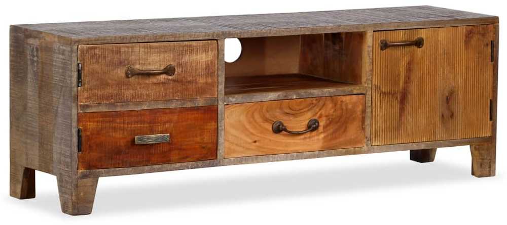 TV staliukas Televizoriaus spintelė, mediena, vint. stil., 118x30x40cm