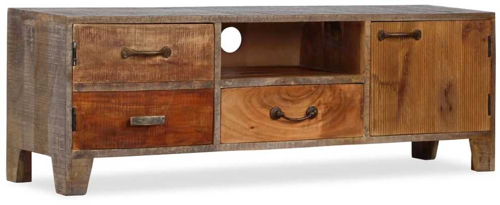 TV staliukas Televizoriaus spintelė, mediena, vint. stil., 118x30x40cm