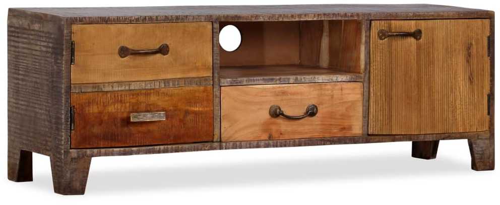 TV staliukas Televizoriaus spintelė, mediena, vint. stil., 118x30x40cm