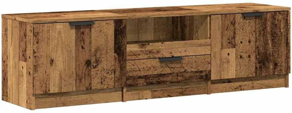 TV staliukas televizoriaus spintelė Old Wood 140x35x40 cm Engineered Wood