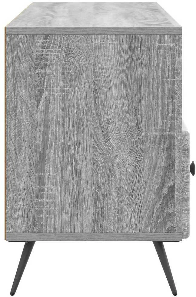 TV staliukas Televizoriaus spintelė Pilka sonoma ąžuolo 102 x 34,5 x 50 cm