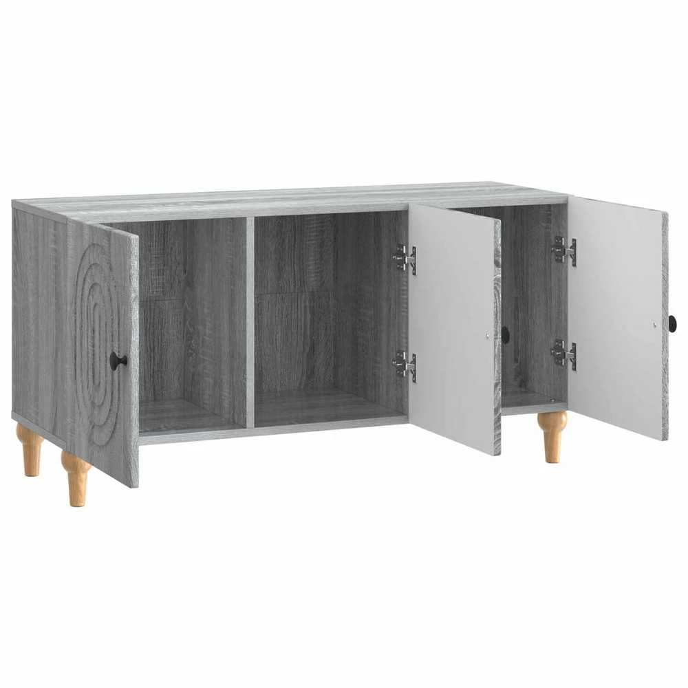 TV staliukas Televizoriaus spintelė 99 x 34,5 x 50 cm Pilka sonoma ąžuolo