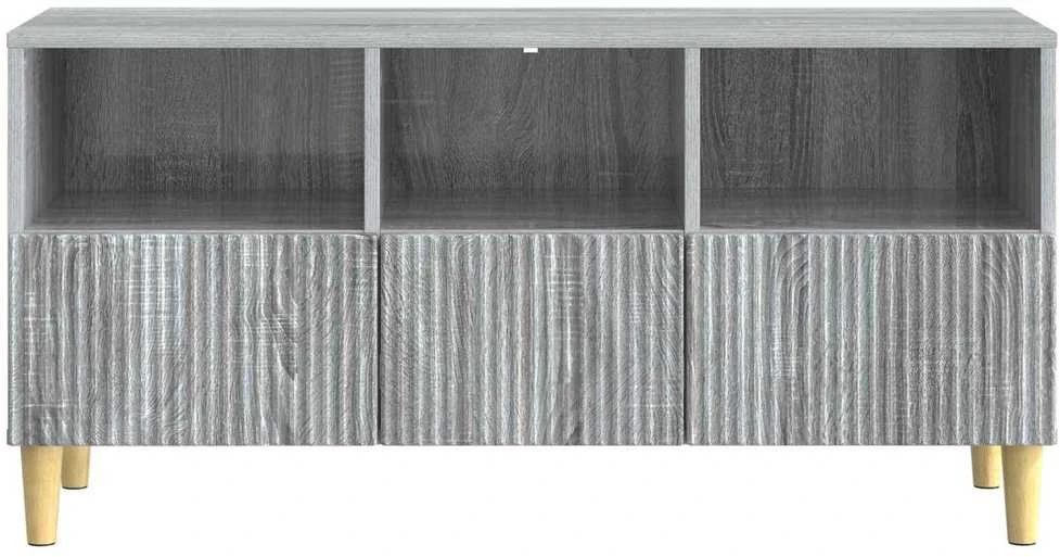 TV staliukas Televizoriaus spintelė 102 x 34,5 x 50 cm Pilka sonoma ąžuolo