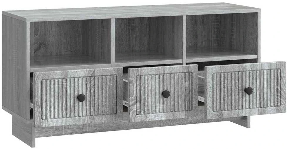 TV staliukas Televizoriaus spintelė Pilka sonoma ąžuolo 102 x 34,5 x 50 cm