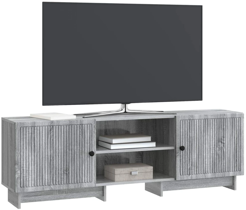 TV staliukas Televizoriaus spintelė 150 x 31 x 50 cm Pilka Sonoma