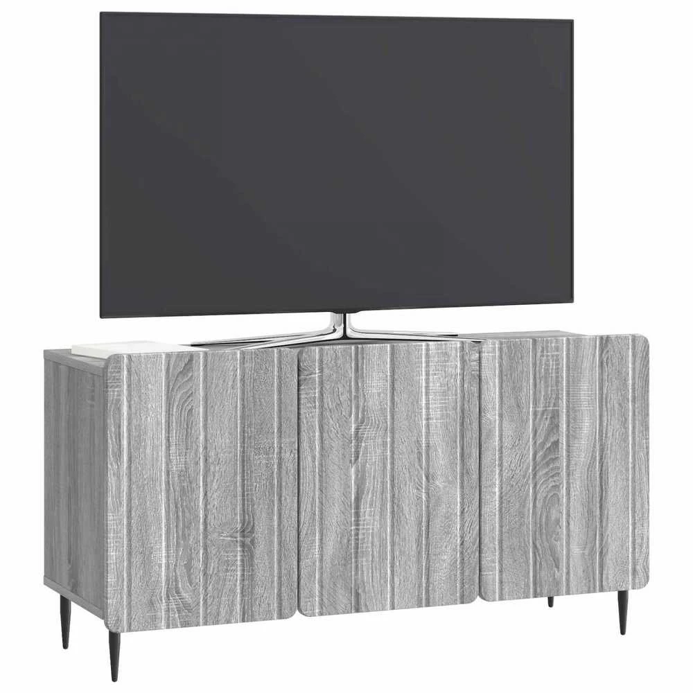 TV staliukas Televizoriaus spintelė 99 x 34,5 x 52 cm Pilka sonoma ąžuolo