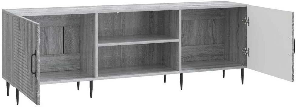 TV staliukas Televizoriaus spintelė 150 x 31 x 50 cm Pilka sonoma ąžuolo