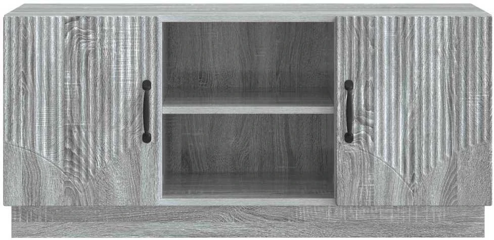 Televizoriaus spintelė 102 x 34,5 x 47 cm Pilka sonoma ąžuolo