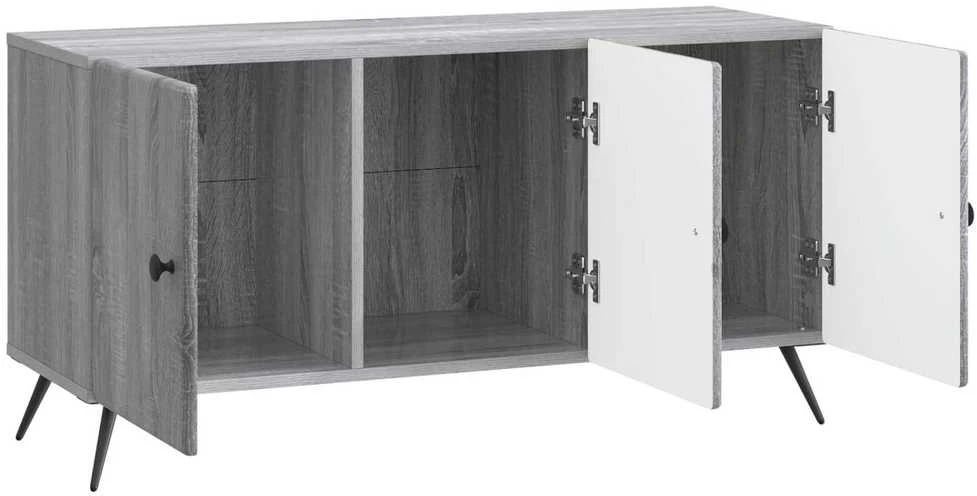 TV staliukas Televizoriaus spintelė Pilka sonoma ąžuolo 99 x 34,5 x 50 cm