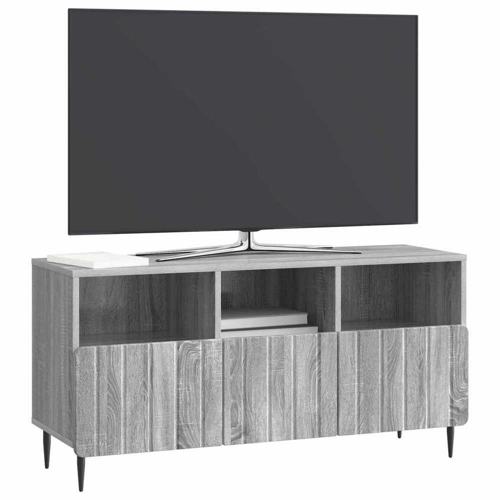 TV staliukas Televizoriaus spintelė Pilka sonoma ąžuolo 102 x 34,5 x 50 cm