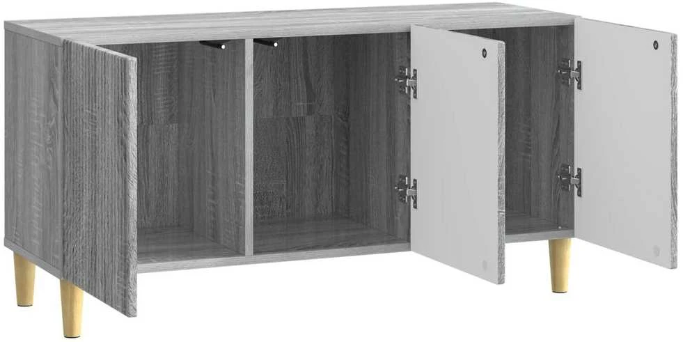 TV staliukas Televizoriaus spintelė 99 x 34,5 x 50 cm Pilka sonoma ąžuolo