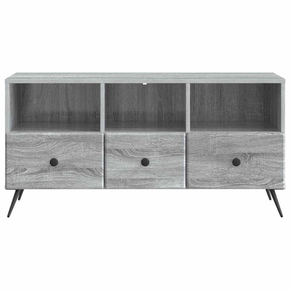 TV staliukas Televizoriaus spintelė Pilka sonoma ąžuolo 102 x 34,5 x 50 cm
