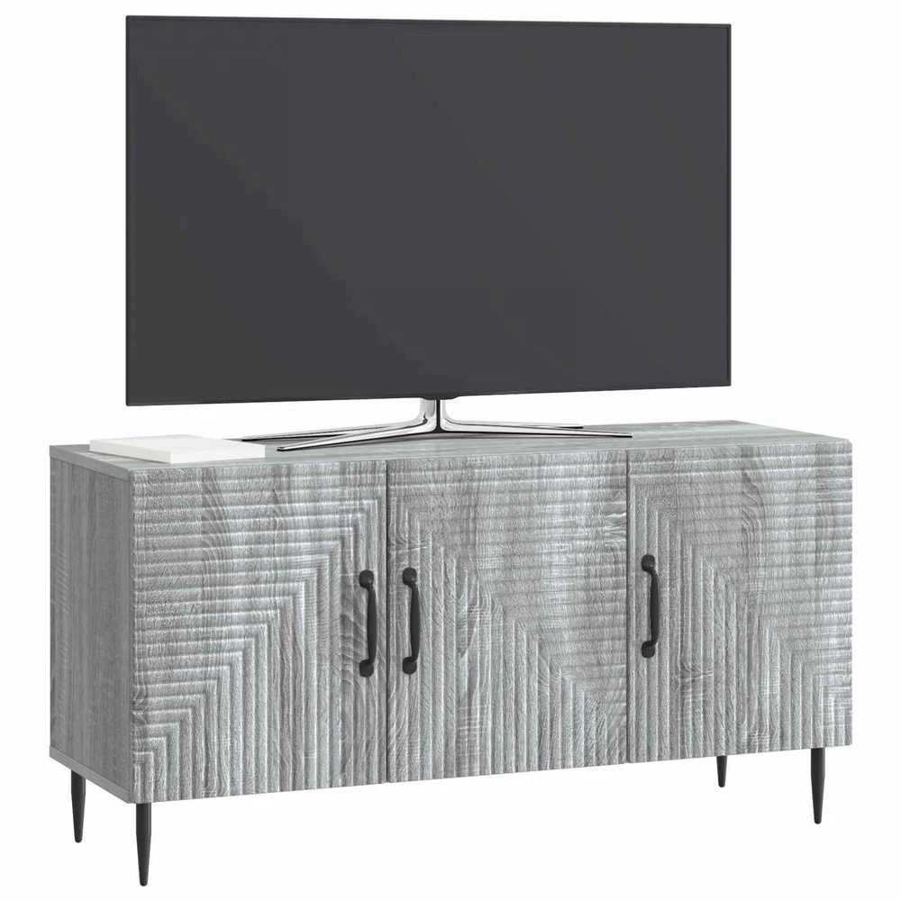 TV staliukas Televizoriaus spintelė Pilka sonoma ąžuolo 99 x 34,5 x 50 cm