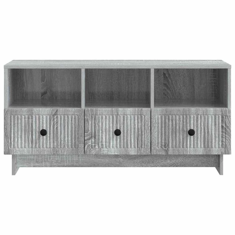 TV staliukas Televizoriaus spintelė Pilka sonoma ąžuolo 102 x 34,5 x 50 cm