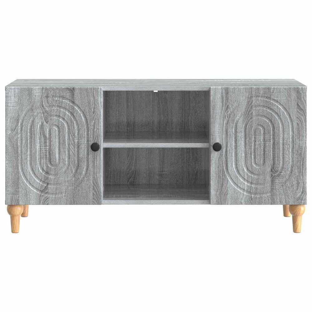 TV staliukas Televizoriaus spintelė 102 x 34,5 x 50 cm Pilka sonoma ąžuolo