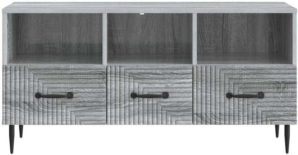 TV staliukas Televizoriaus spintelė Pilka sonoma ąžuolo 102 x 34,5 x 50 cm