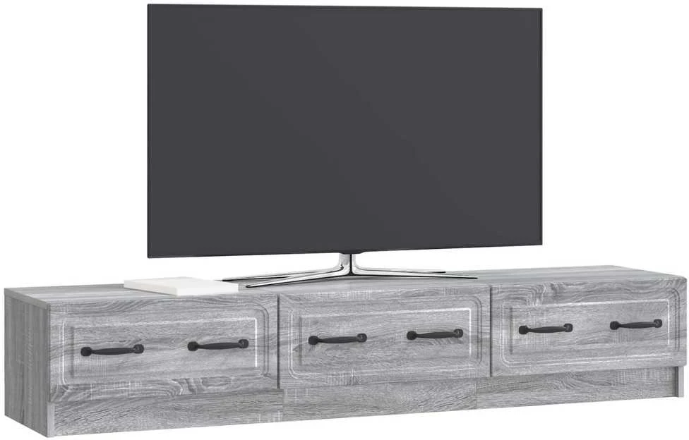 TV staliukas Televizoriaus spintelė 147 x 34,5 x 27 cm Pilka sonoma ąžuolo