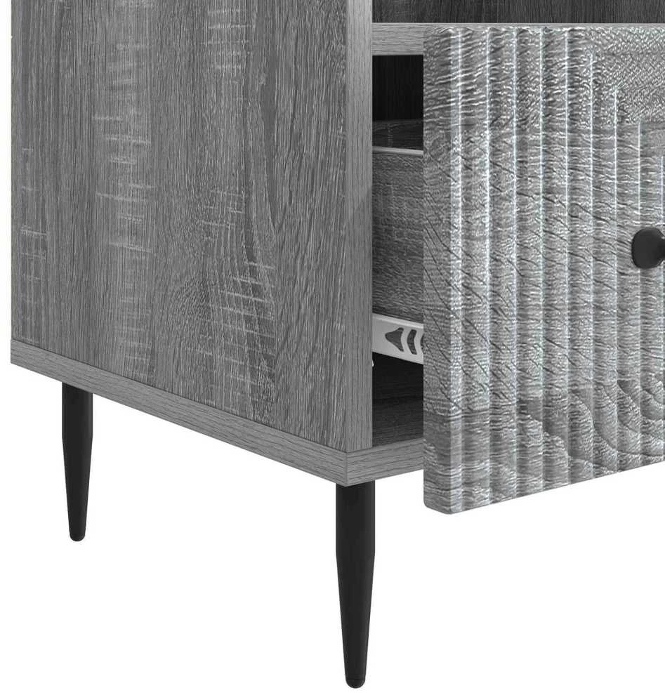 TV staliukas Televizoriaus spintelė Pilka sonoma ąžuolo 102 x 34,5 x 50 cm