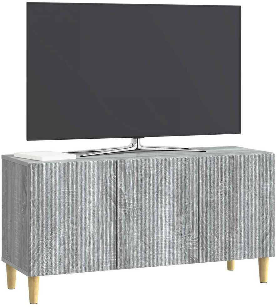 TV staliukas Televizoriaus spintelė 99 x 34,5 x 50 cm Pilka sonoma ąžuolo