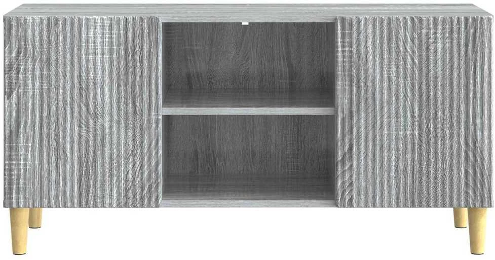 TV staliukas Televizoriaus spintelė 102 x 34,5 x 50 cm Pilka sonoma ąžuolo