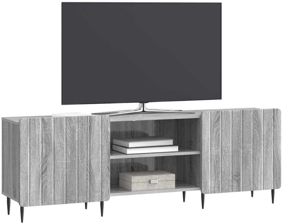 TV staliukas Televizoriaus spintelė Pilka sonoma ąžuolo 150 x 31 x 52 cm
