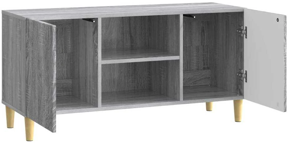TV staliukas Televizoriaus spintelė 102 x 34,5 x 50 cm Pilka sonoma ąžuolo