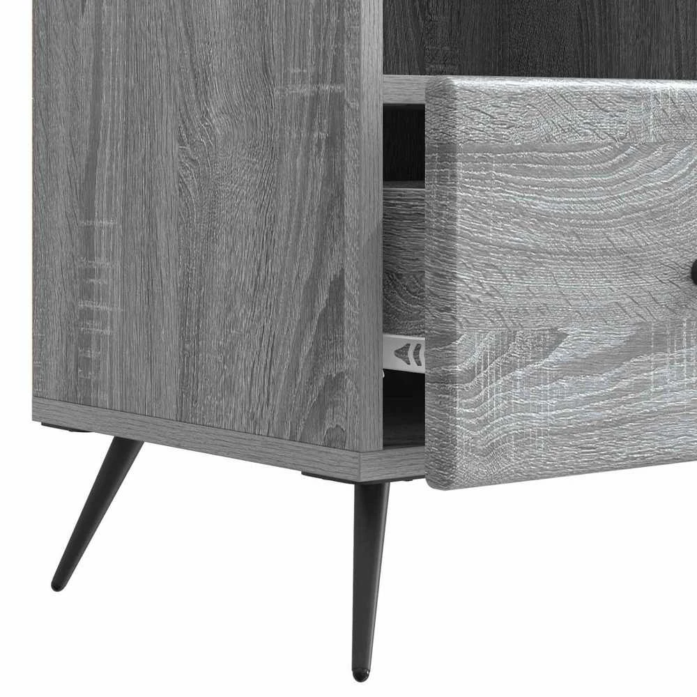 TV staliukas Televizoriaus spintelė Pilka sonoma ąžuolo 102 x 34,5 x 50 cm
