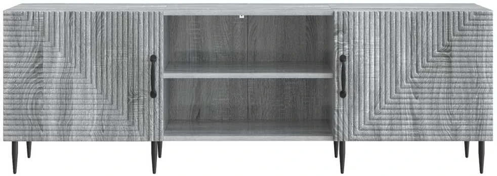 TV staliukas Televizoriaus spintelė 150 x 31 x 50 cm Pilka sonoma ąžuolo