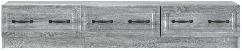 TV staliukas Televizoriaus spintelė 147 x 34,5 x 27 cm Pilka sonoma ąžuolo