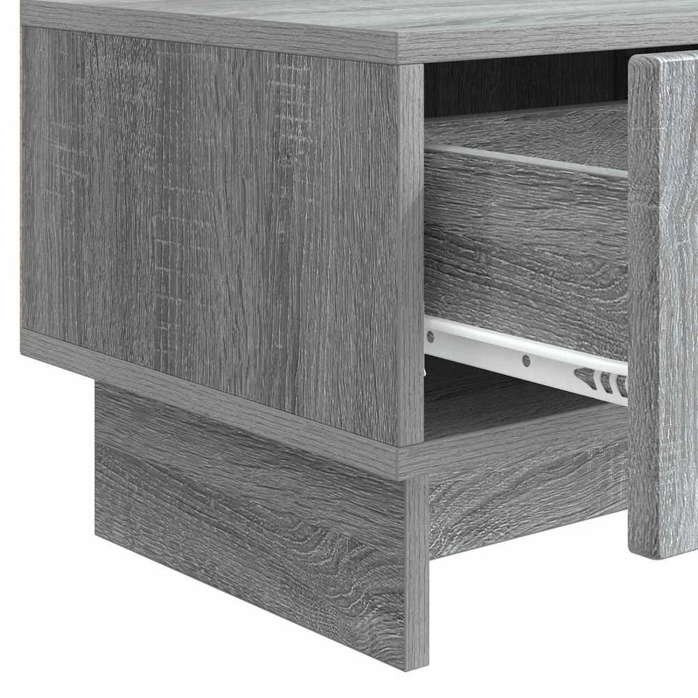 TV staliukas Televizoriaus spintelė 147 x 34,5 x 30 cm Pilka sonoma ąžuolo