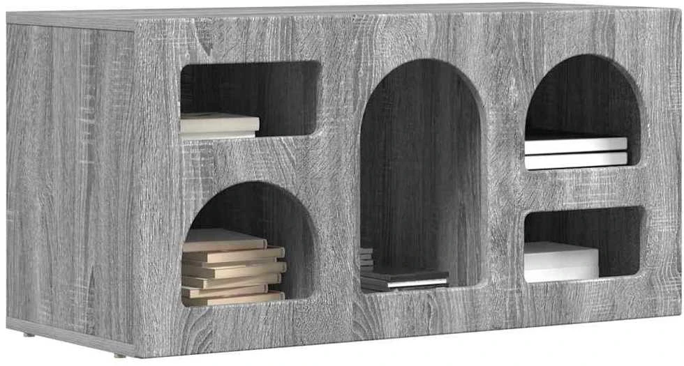 TV staliukas Televizoriaus spintelė ELST 80 x 35 x 40 cm Pilkas Sonoma