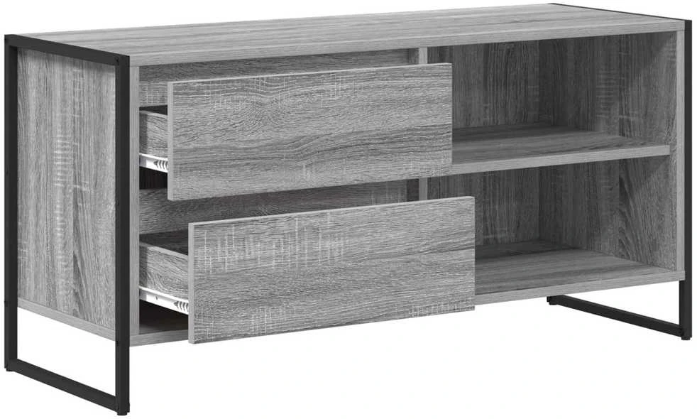 TV staliukas Televizoriaus spintelė 100 x 36 x 49,5 cm Pilkas Sonoma