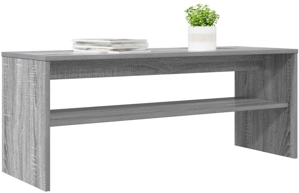 TV staliukas Televizoriaus spintelė 100 x 35 x 40 cm Pilkas Sonoma