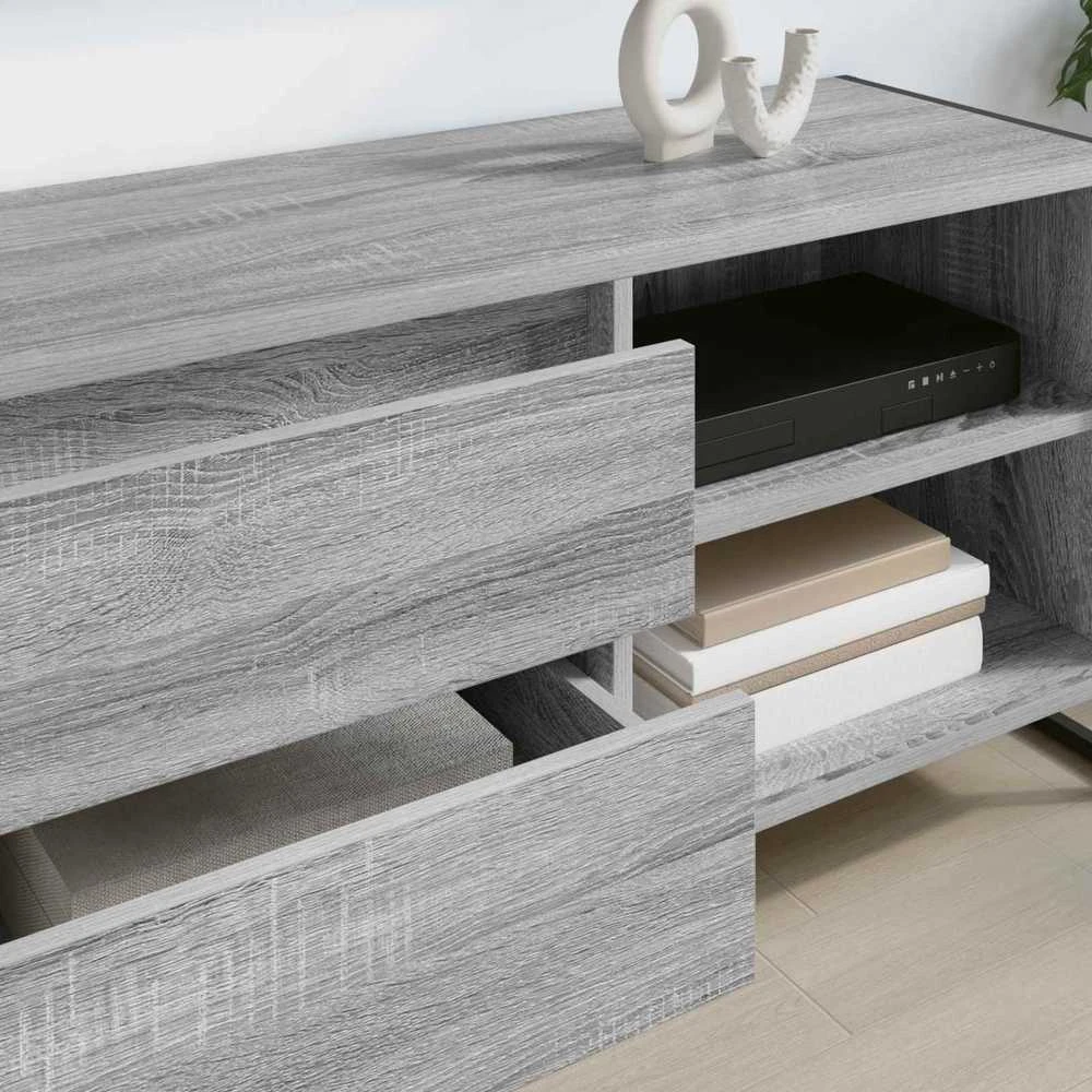 TV staliukas Televizoriaus spintelė 100 x 36 x 49,5 cm Pilkas Sonoma
